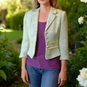 ❤️Unger Crop Jacket yellow Aqua